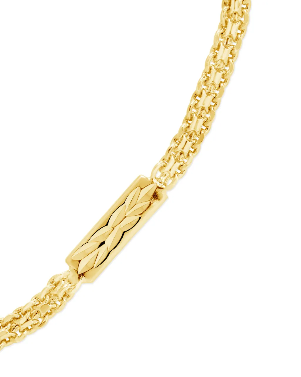 Textured Station Anklet
