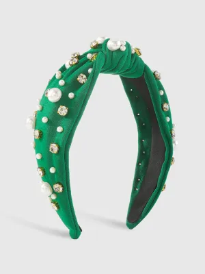 The Kinley Headband - Dark Green