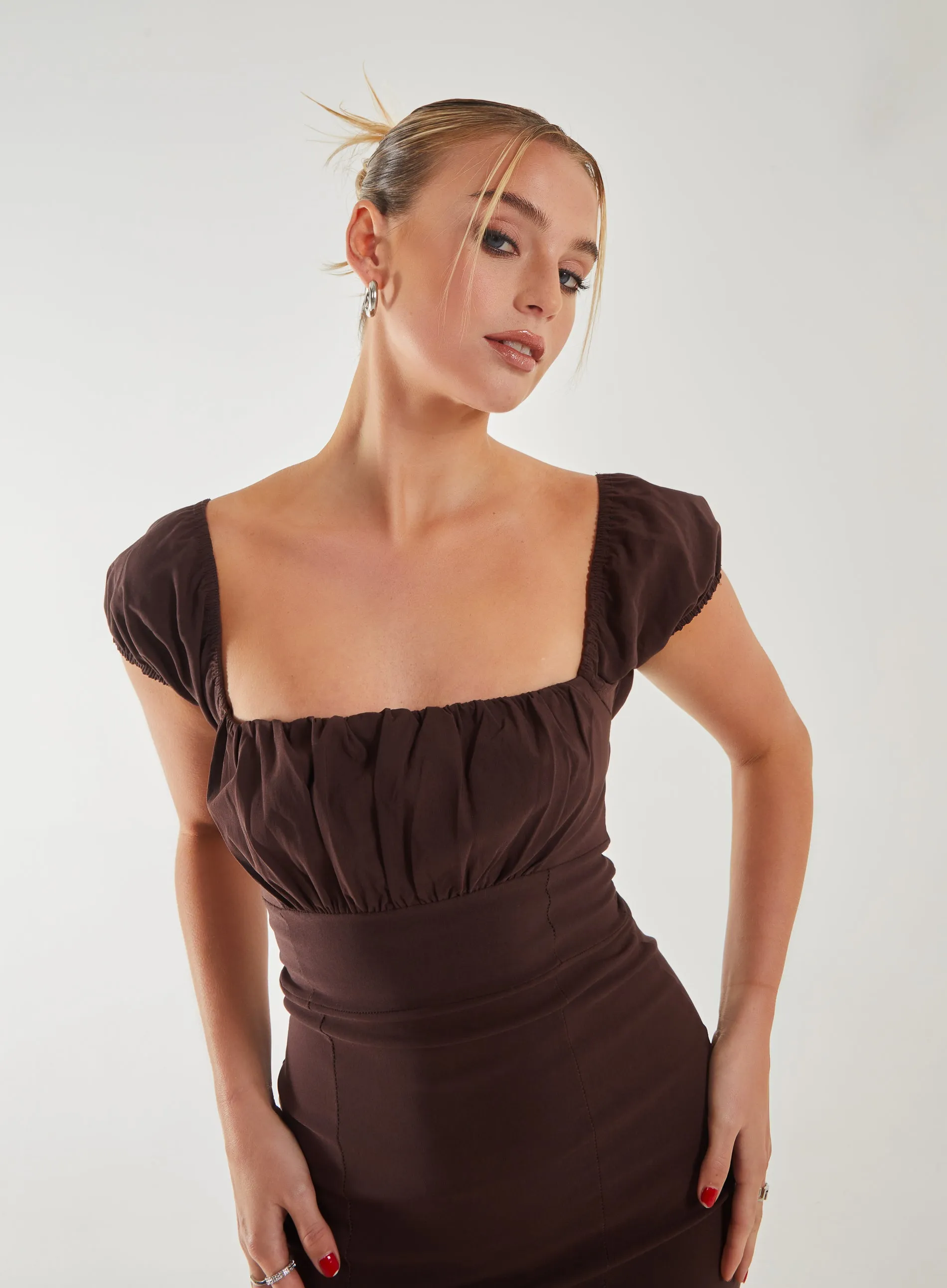 Tie Back Mini Dress