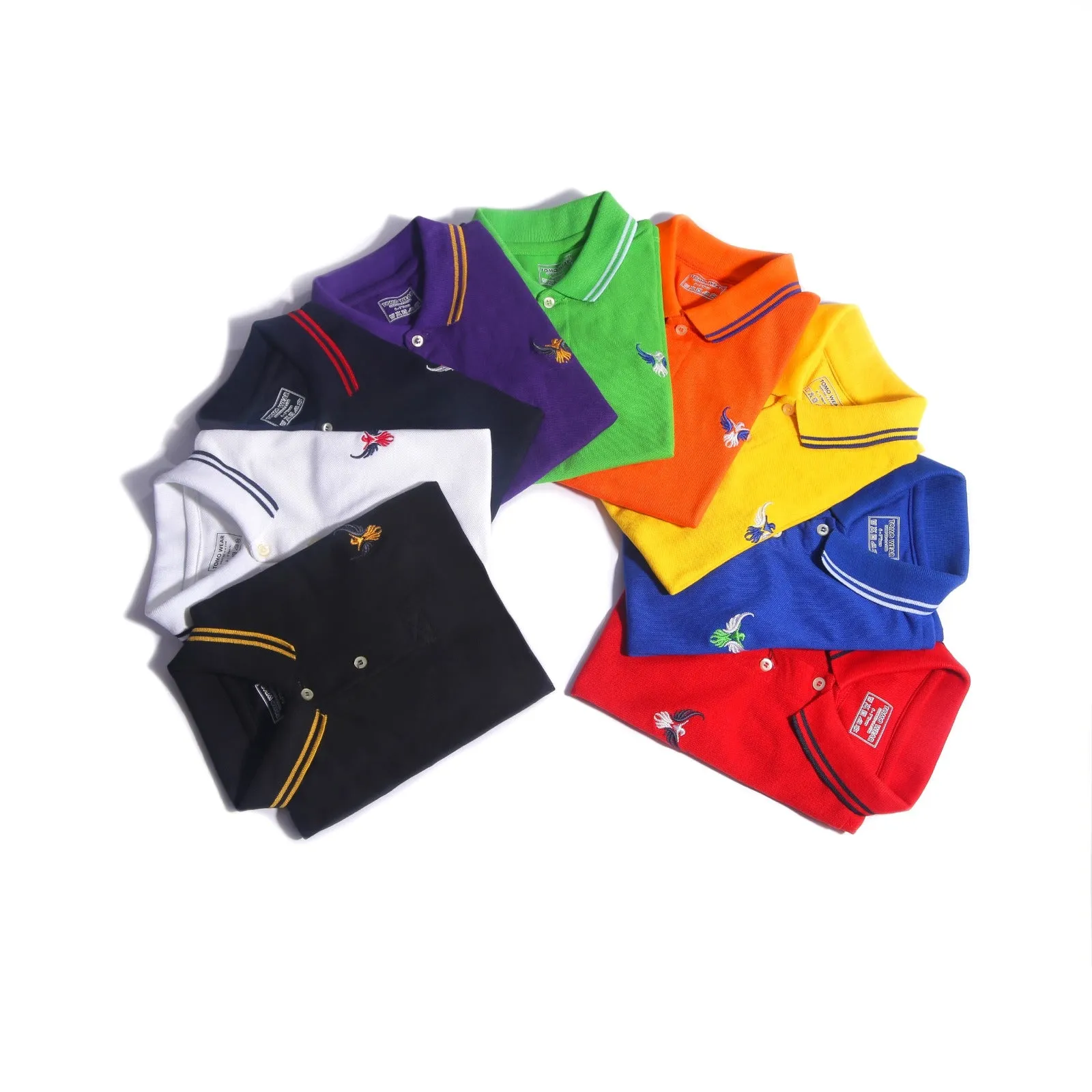 Tomo Wear Boys Polo T-Shirts Multiple Colors