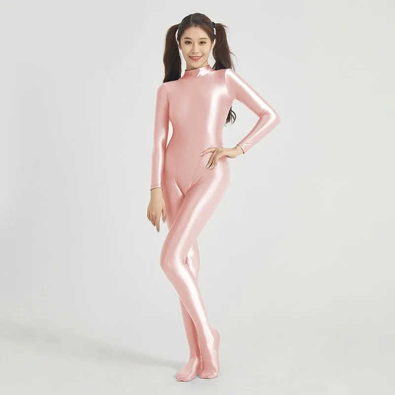 Ultra Shiny Stretch Zentai Suit - Lightweight & Breathable Full-Body Jumpsuit | Unisex Sizes L-3XL