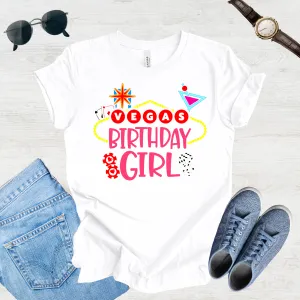Vegas Birthday Girl Tee