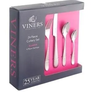 Viners Glamour Cutlery Set 24 Piece 18/0 VN0302638