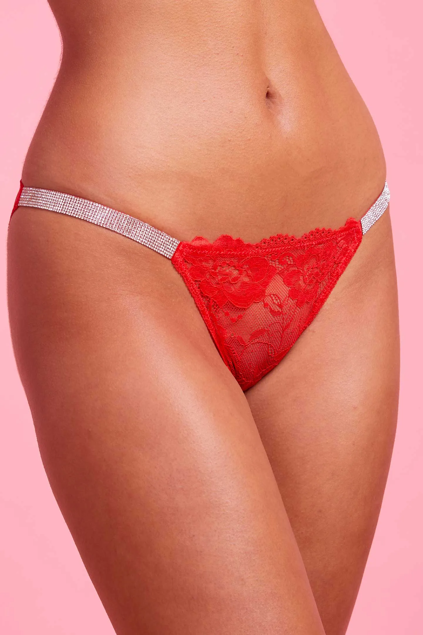 Vixen Lace Bikini Red