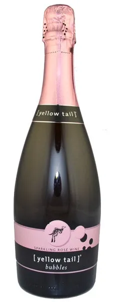 Yellow Tail Bubbles Rose, South Eastern Australia.
