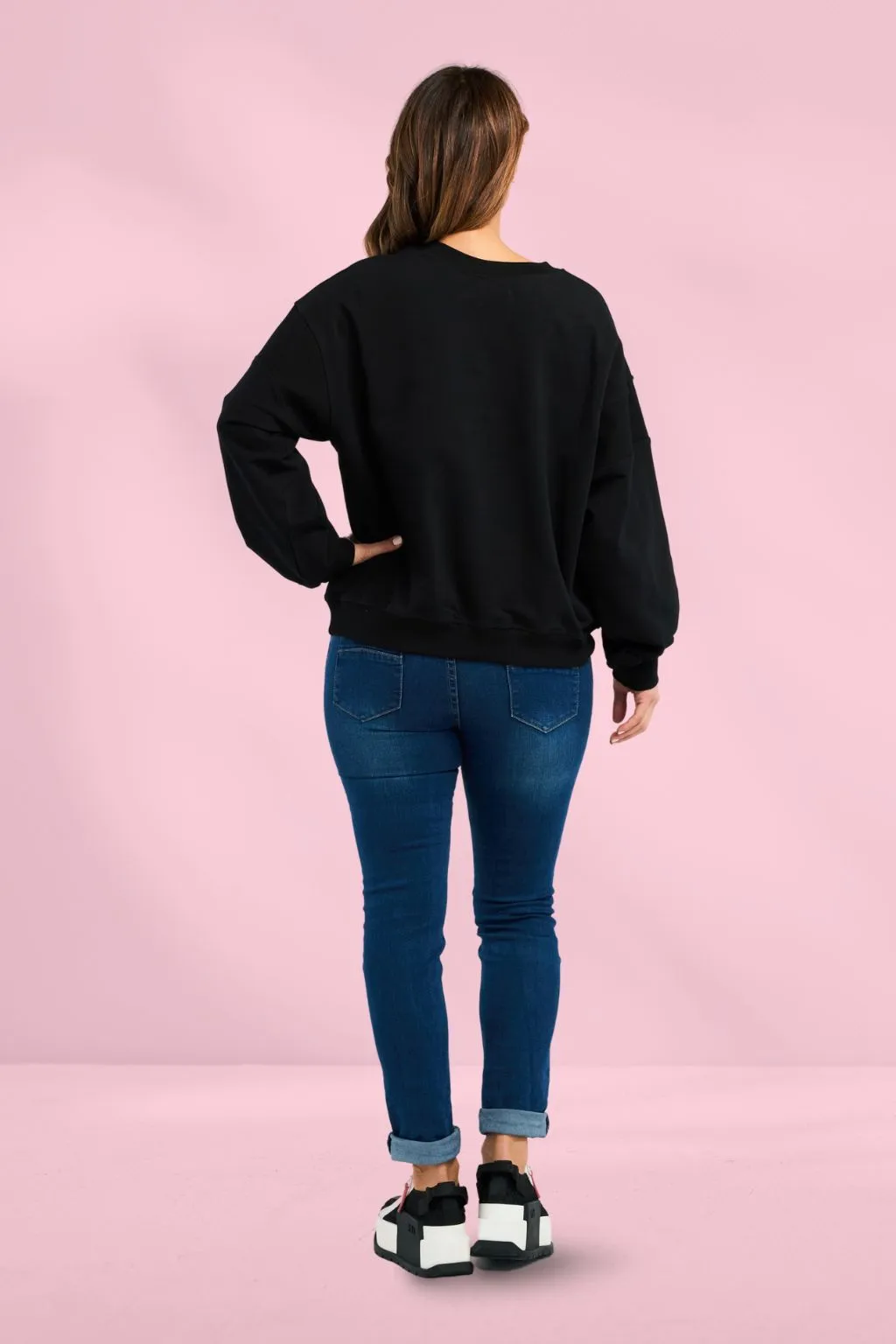 Zafina Livia Sweat Black