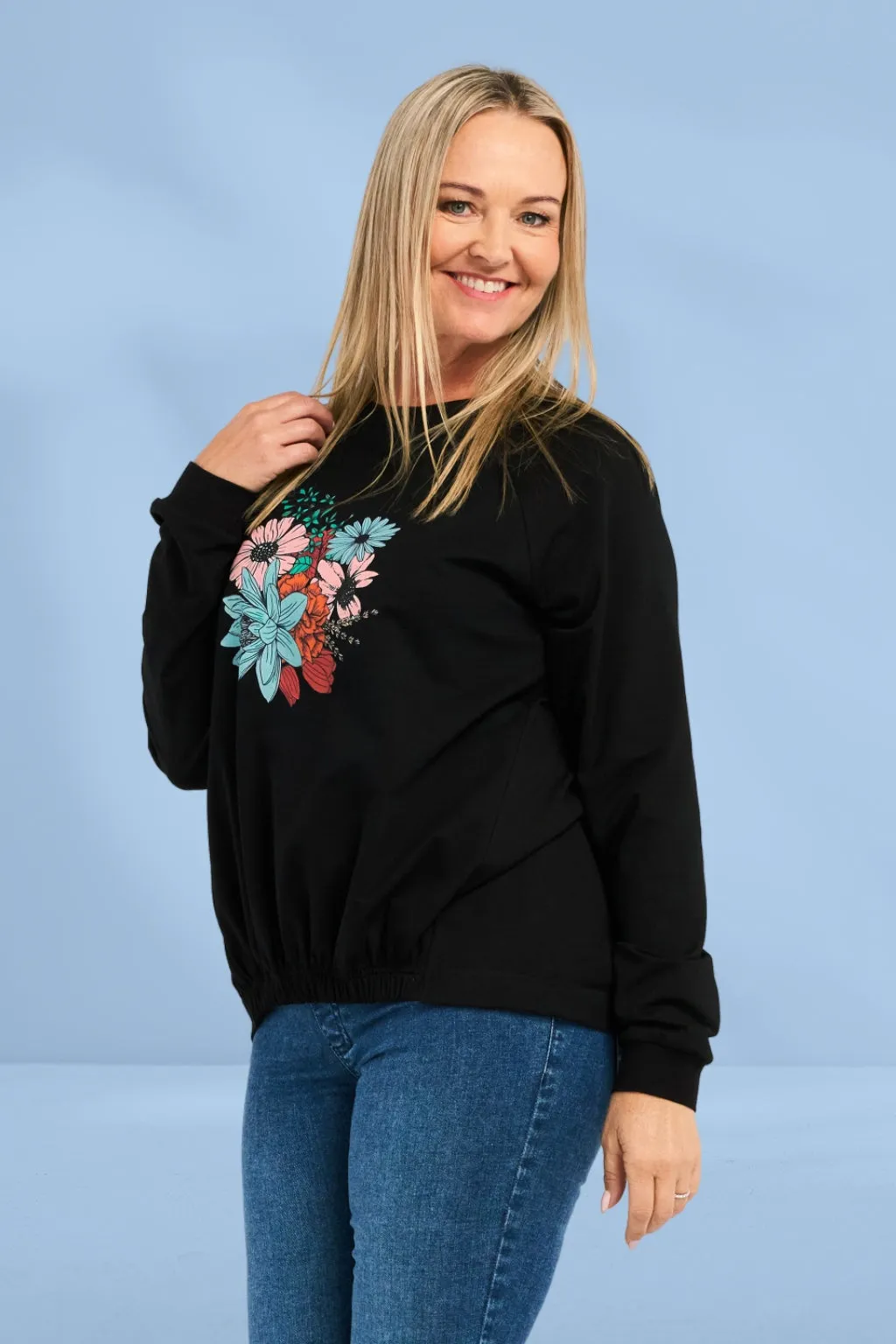 Zafina Marissa Sweat Black