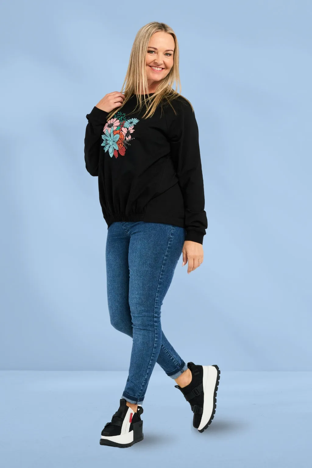 Zafina Marissa Sweat Black