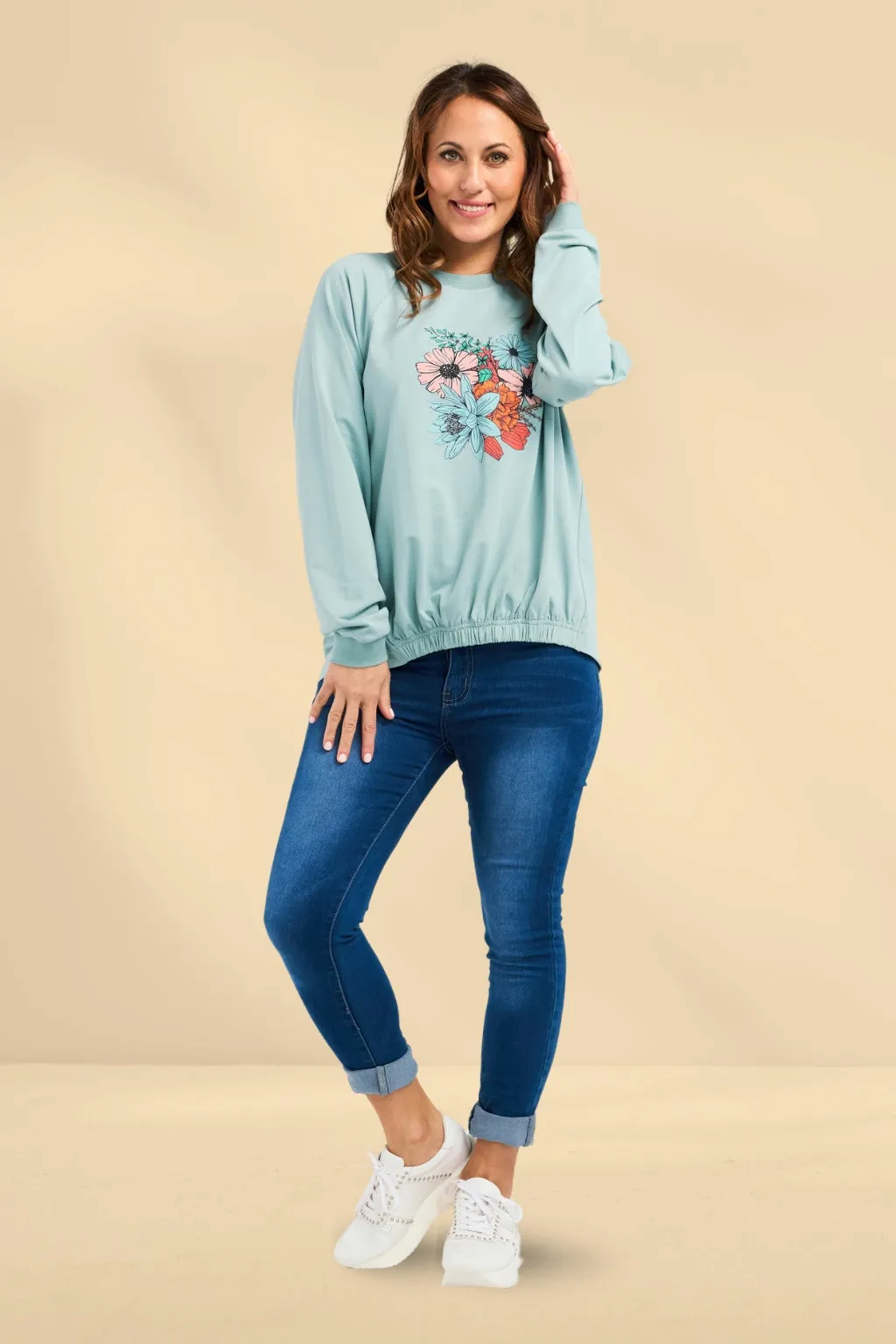 Zafina Marissa Sweat Light Blue