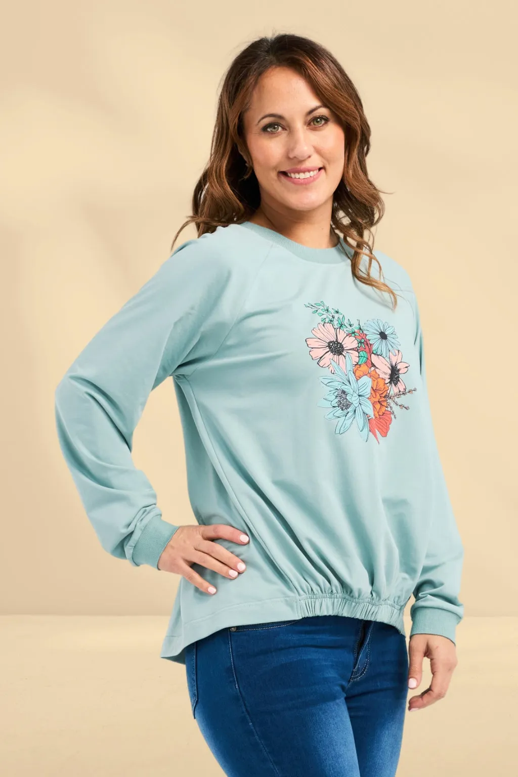 Zafina Marissa Sweat Light Blue