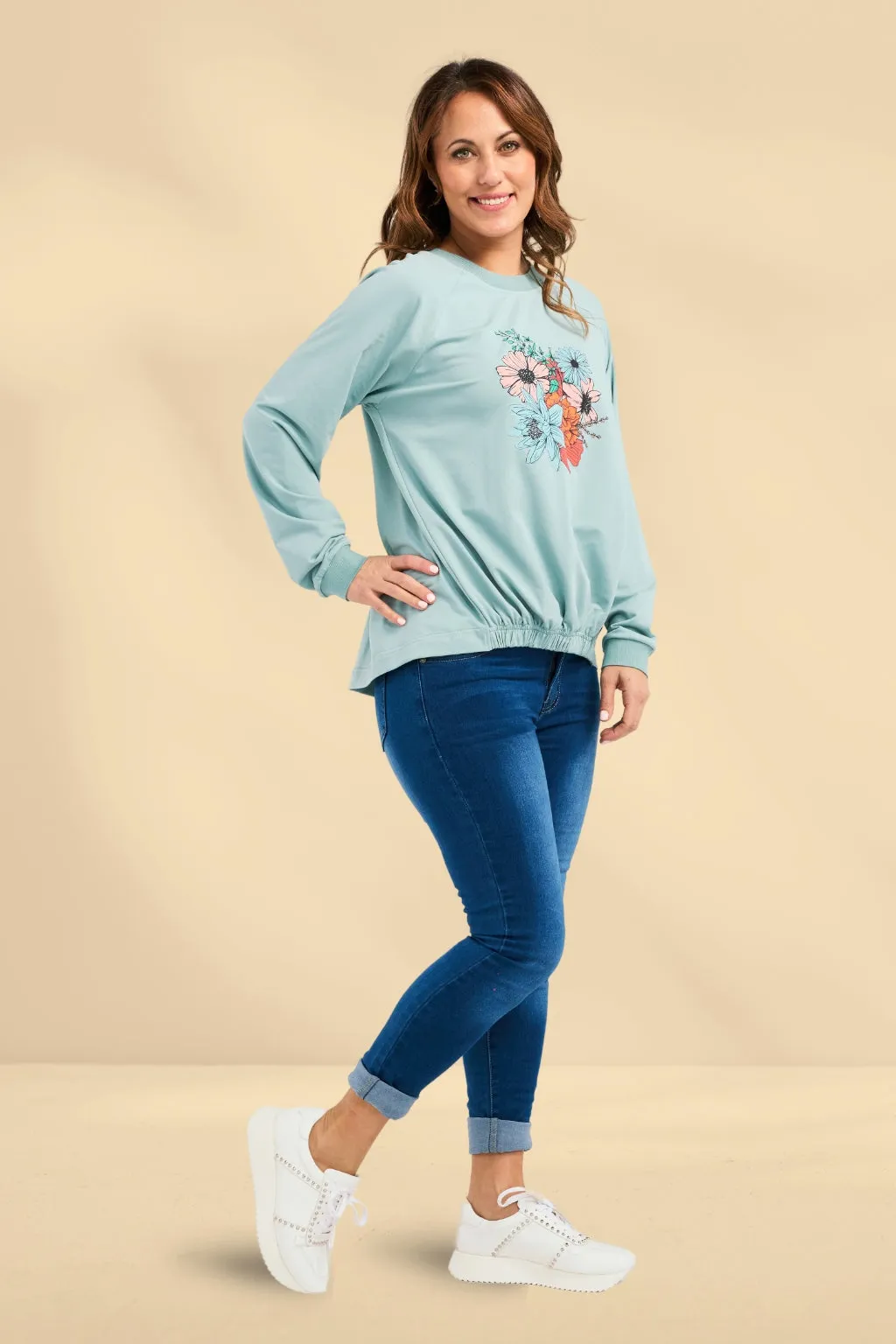 Zafina Marissa Sweat Light Blue