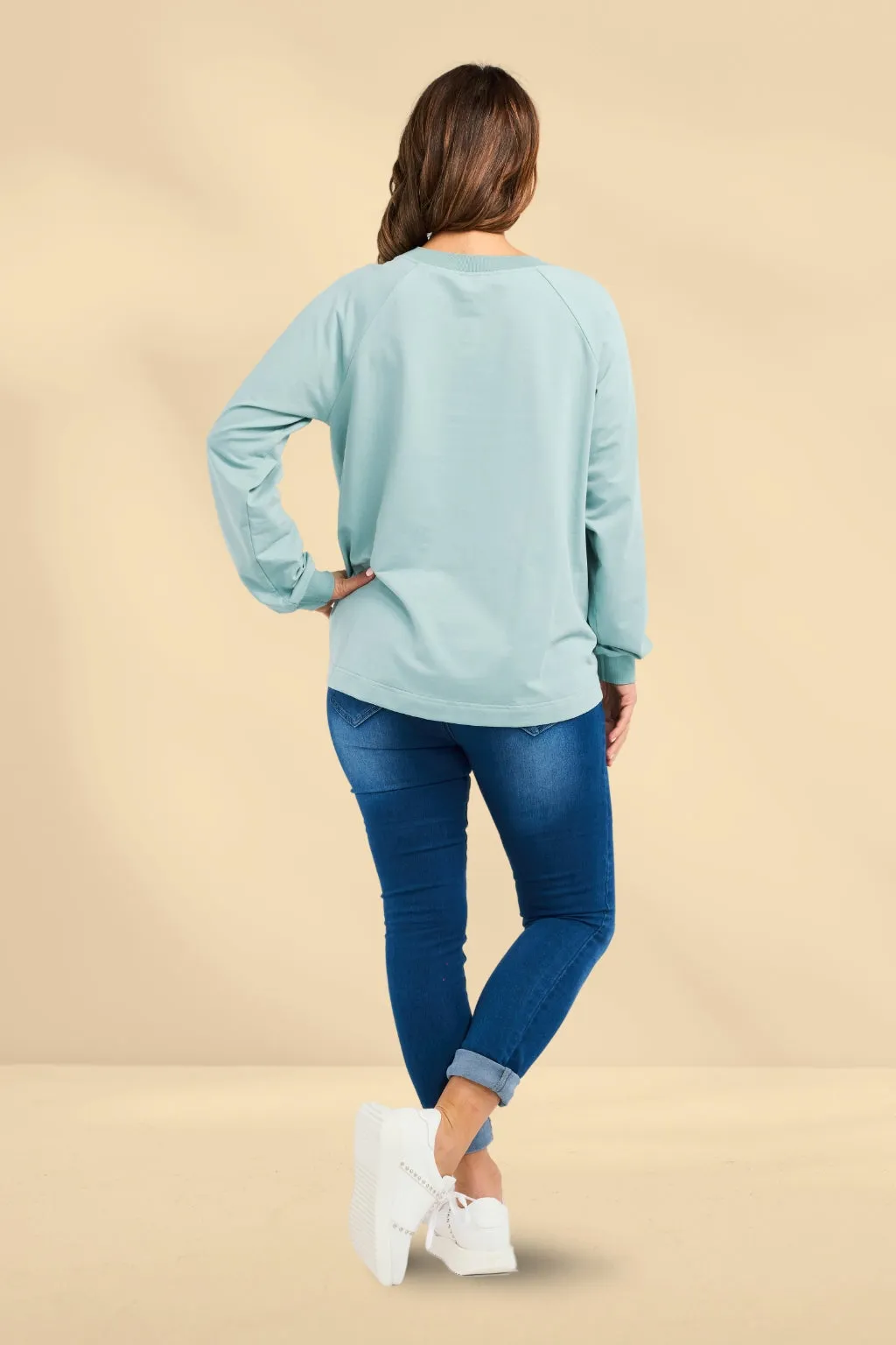 Zafina Marissa Sweat Light Blue